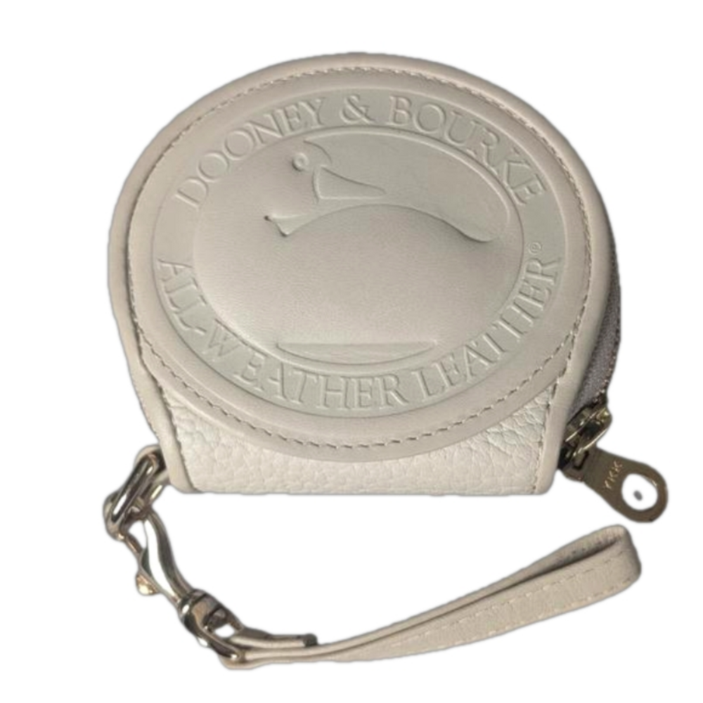 Dooney & Bourke Big Duck Coin Purse Cream ULTRA RARE HTF